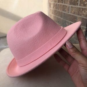 Trilby Wool Pink Hat